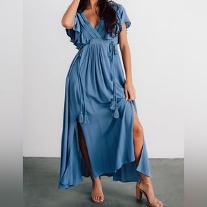 Baltic Born Jennifer Deep V Maxi Dress